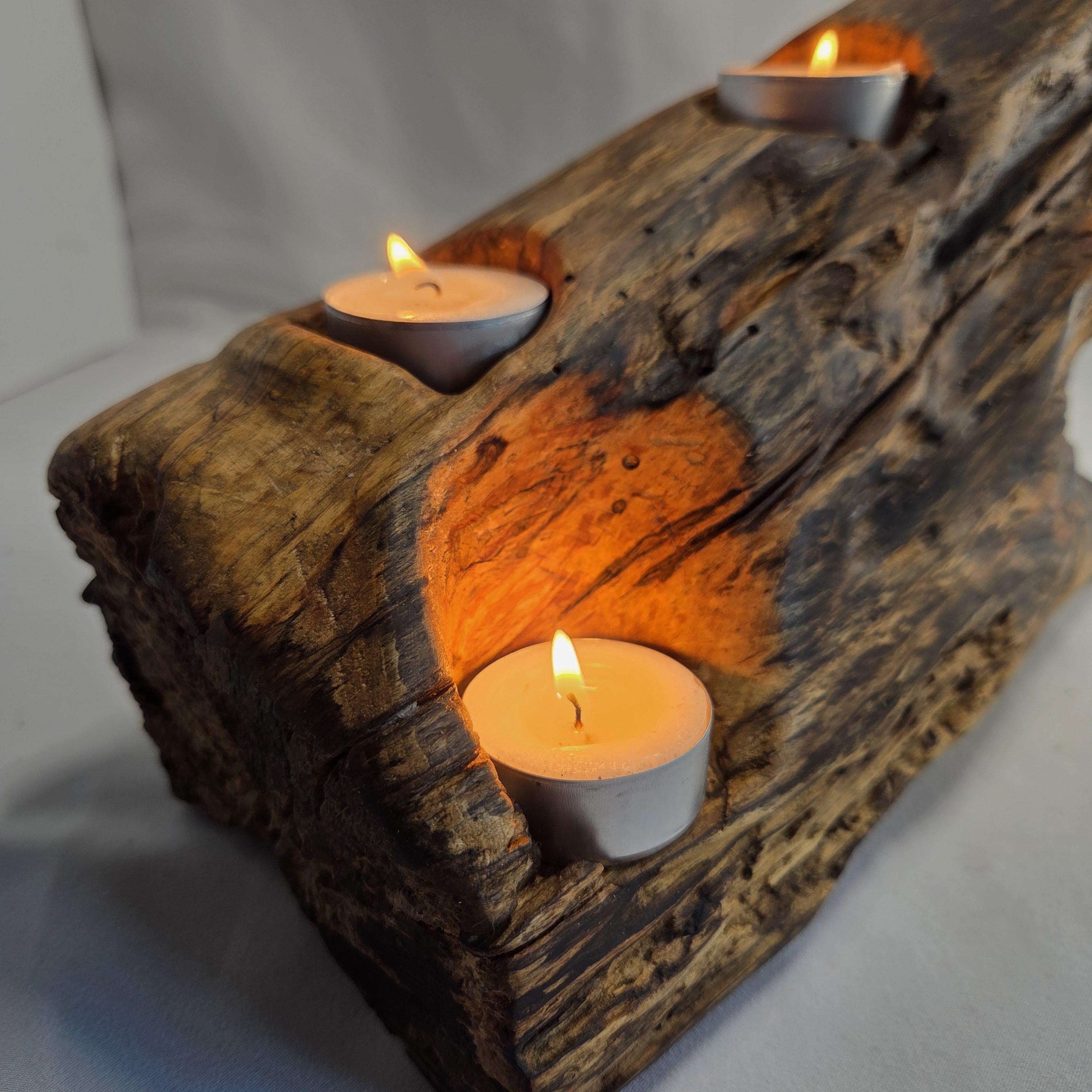 Tealight Holder, made in Wotton-under-Edge, Gloucestershire, by Bough & Burrow - View 8