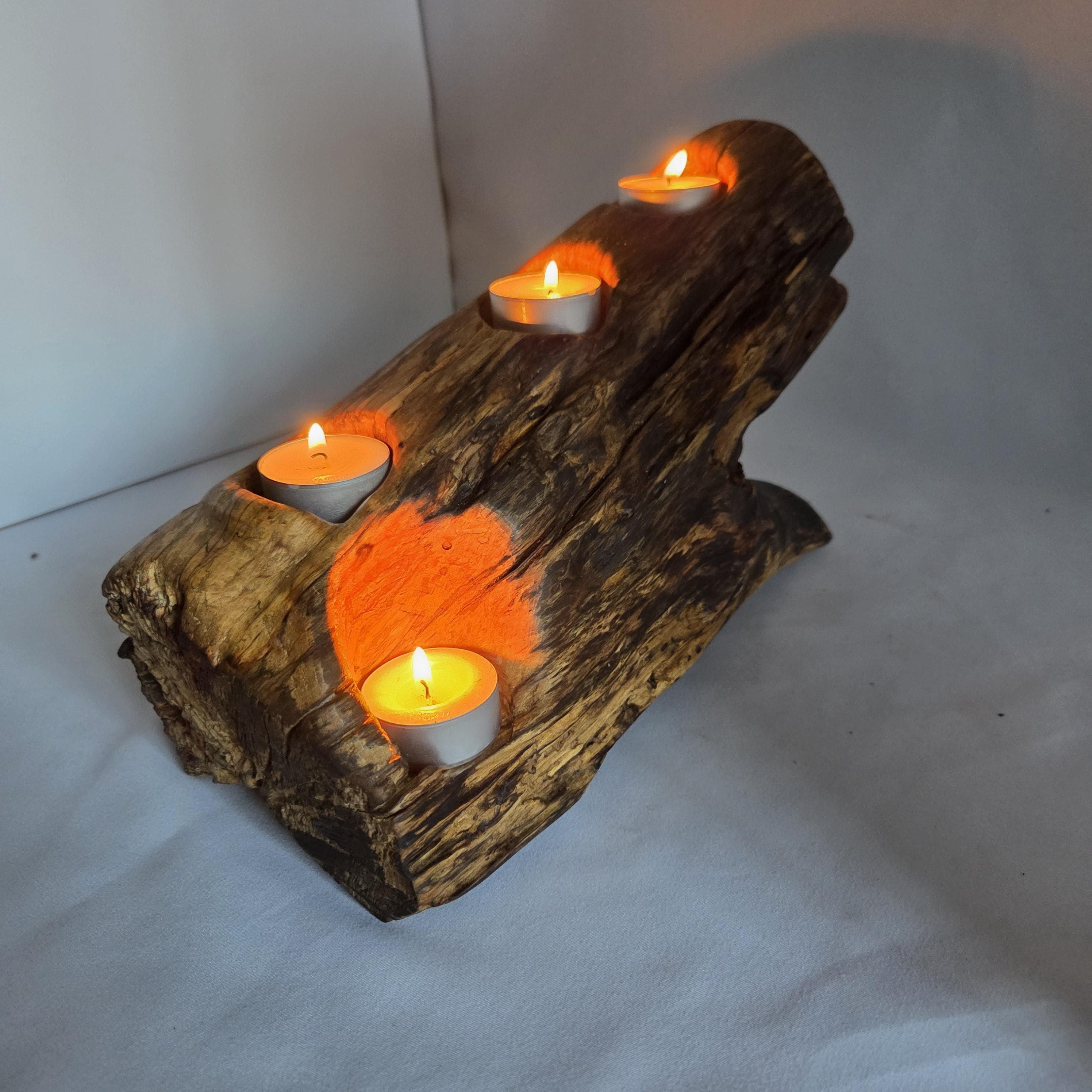 Tealight Holder, made in Wotton-under-Edge, Gloucestershire, by Bough & Burrow - View 6
