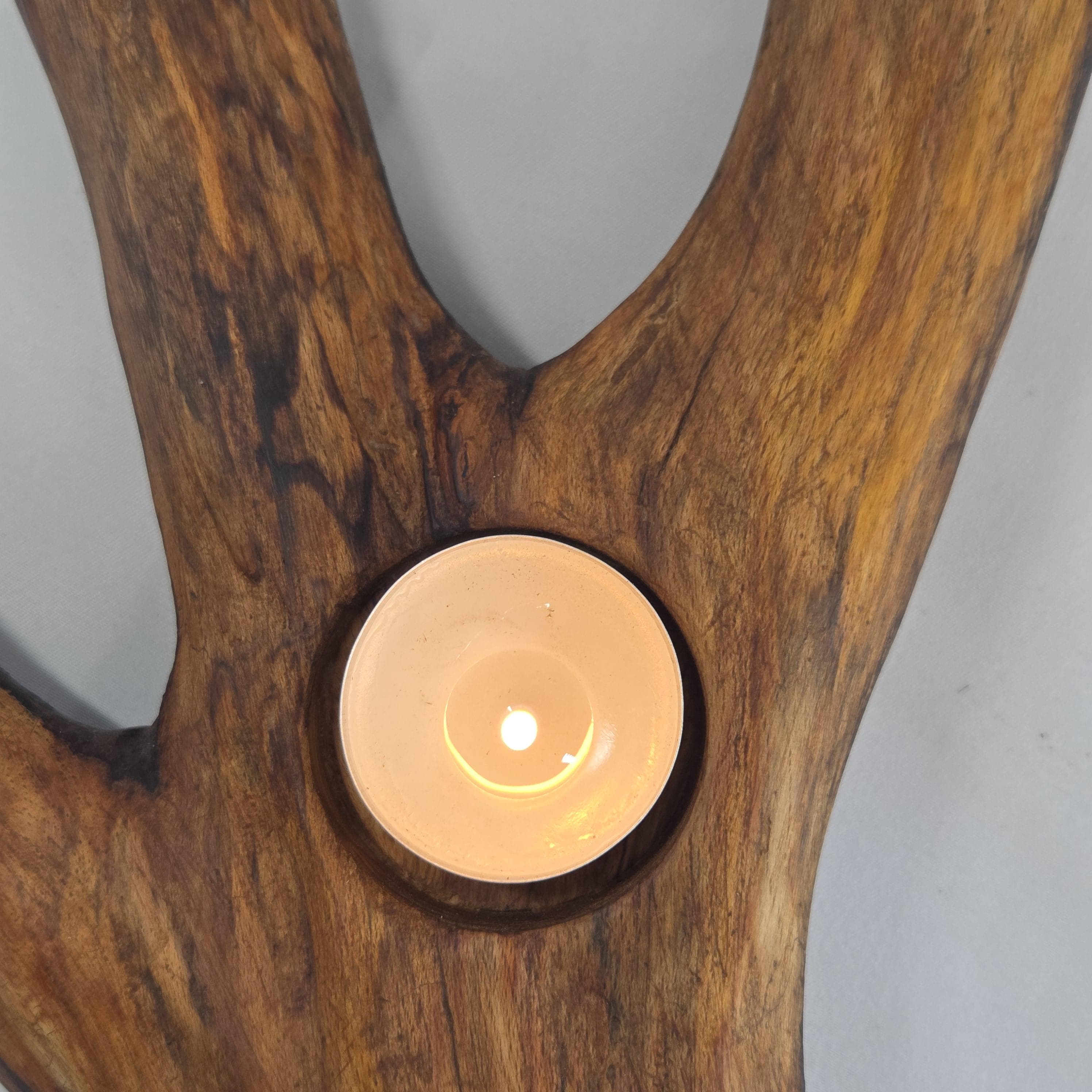 Branch Tealight Holder, made in Wotton-under-Edge, Gloucestershire, by Bough & Burrow - View 5