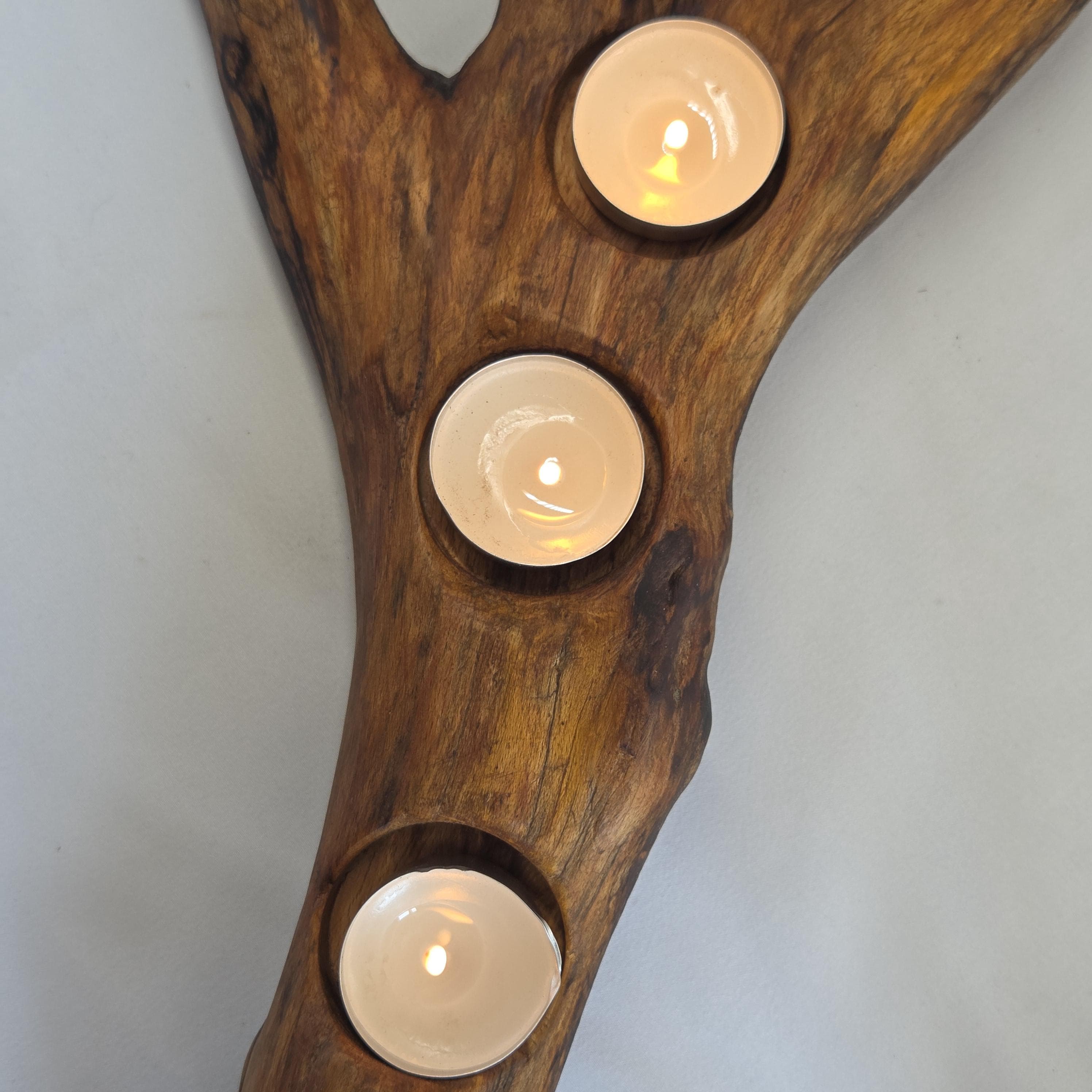 Branch Tealight Holder, made in Wotton-under-Edge, Gloucestershire, by Bough & Burrow - View 6