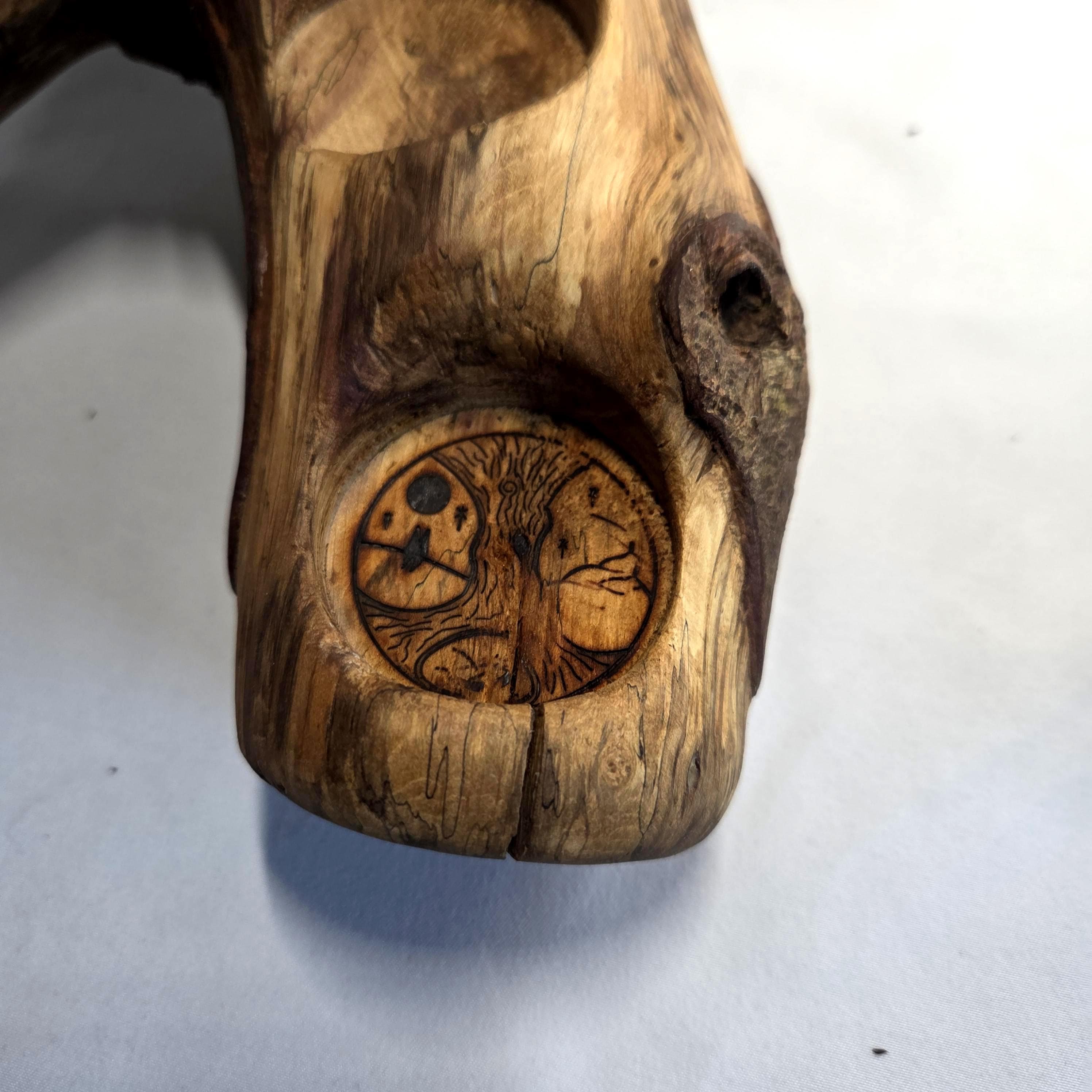 Rustic Tealight Holder, made in Wotton-under-Edge, Gloucestershire, by Bough & Burrow - View 10